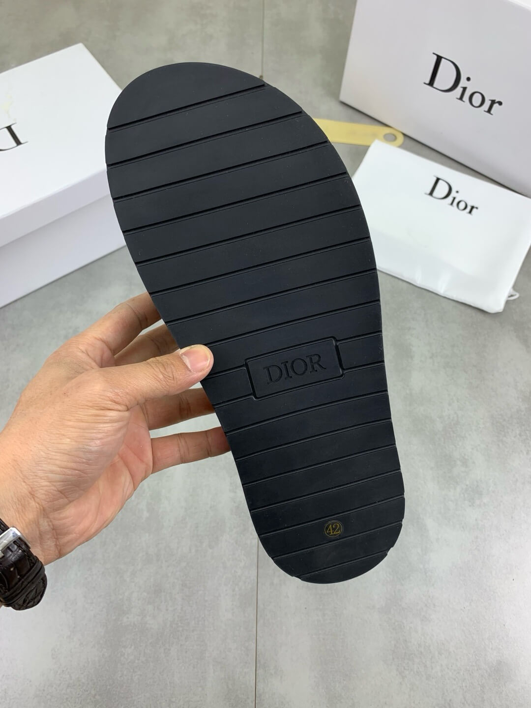 Metal Letter Slippers