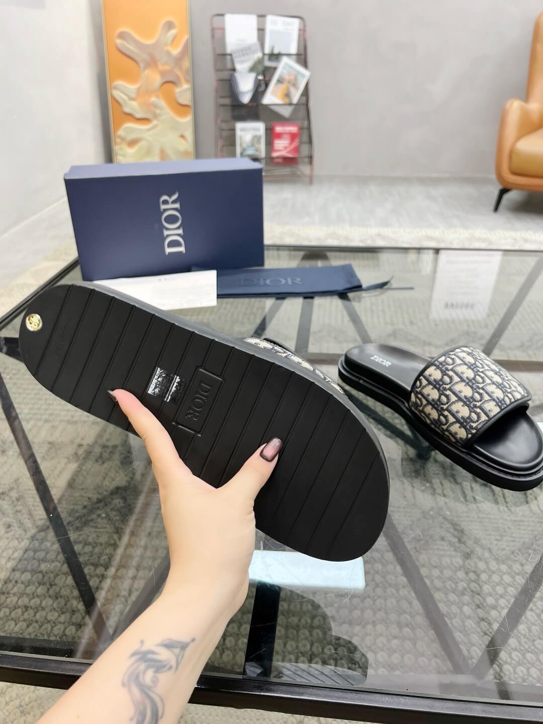 Full Print Velcro Slippers