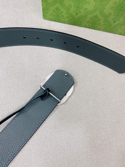 Fashionable Reversible Metal Buckle Belt
