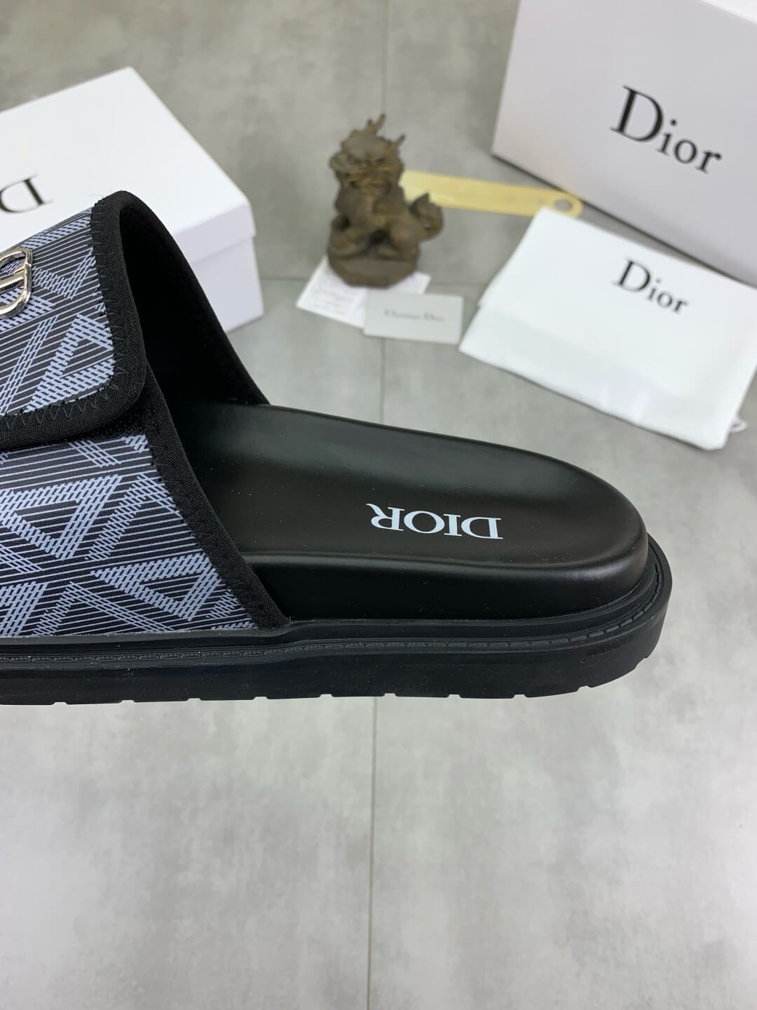 Metal Letter Slippers