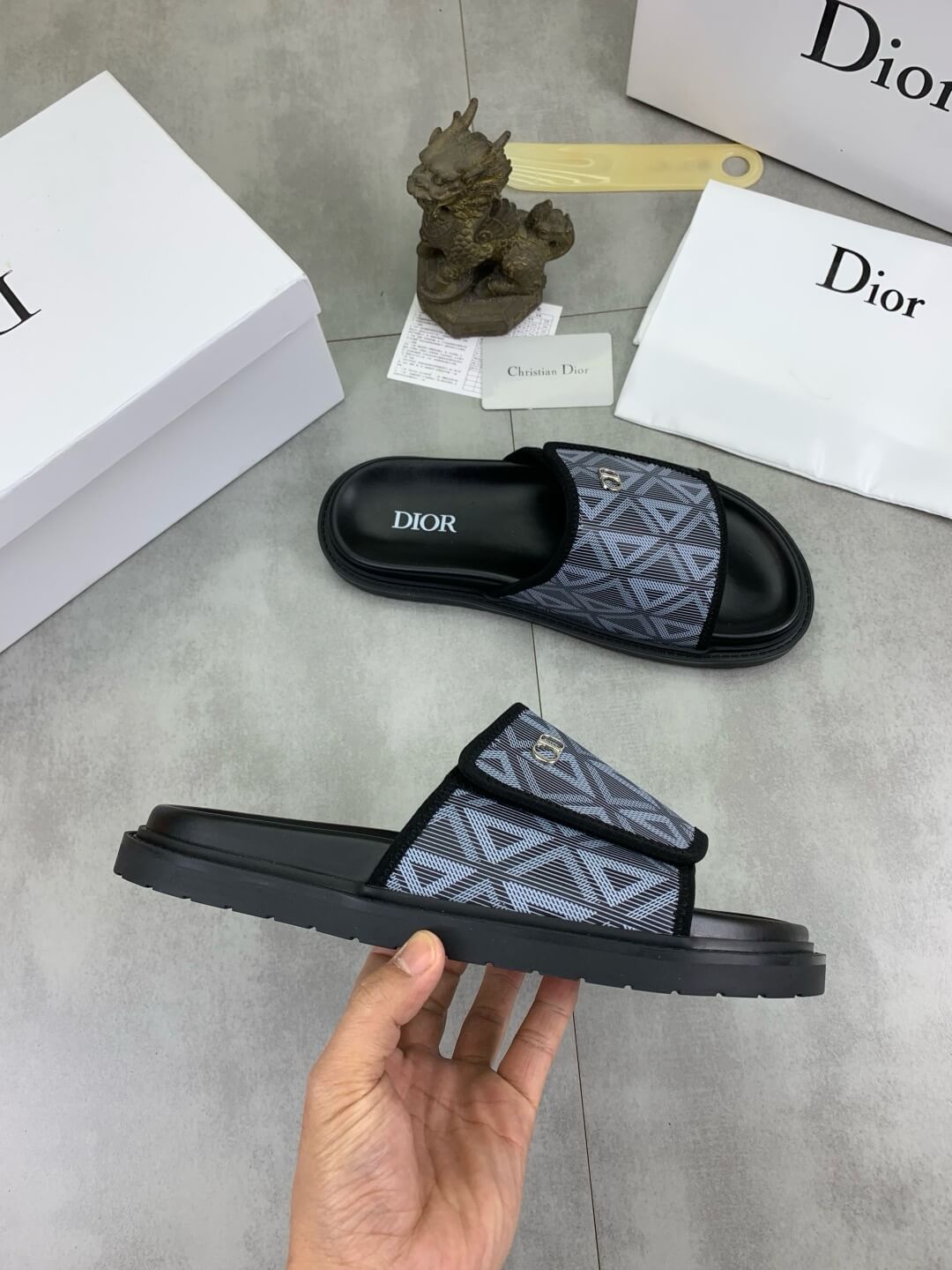Metal Letter Slippers
