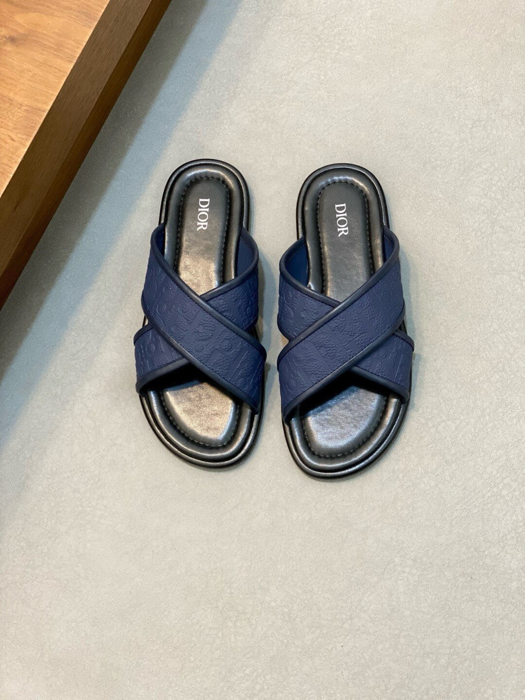 Cowhide Material Slippers