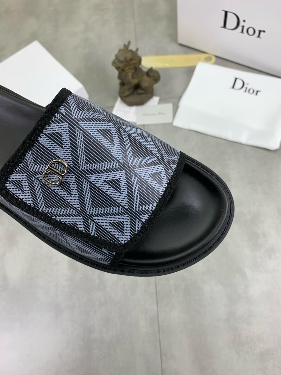 Metal Letter Slippers
