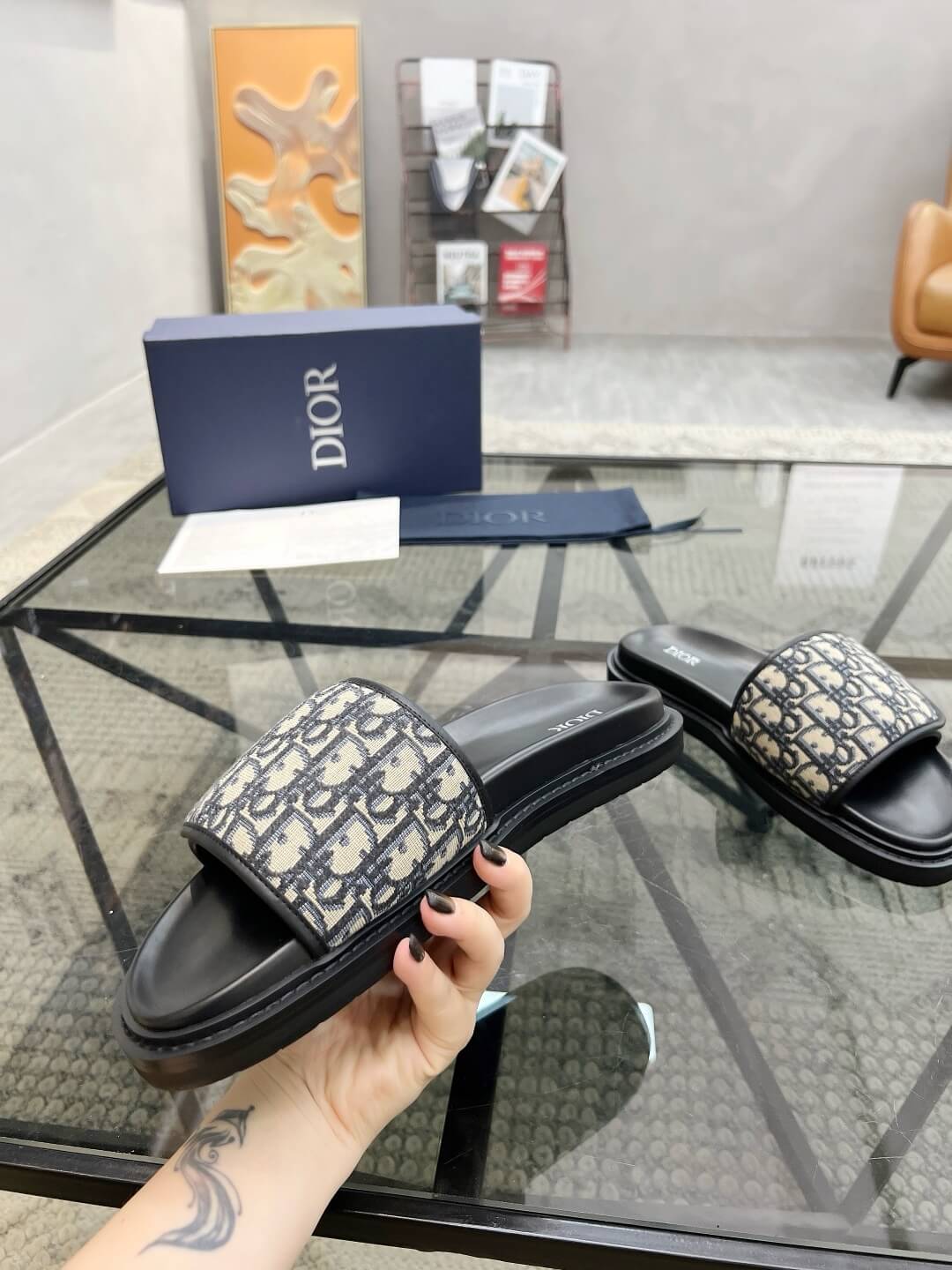 Full Print Velcro Slippers