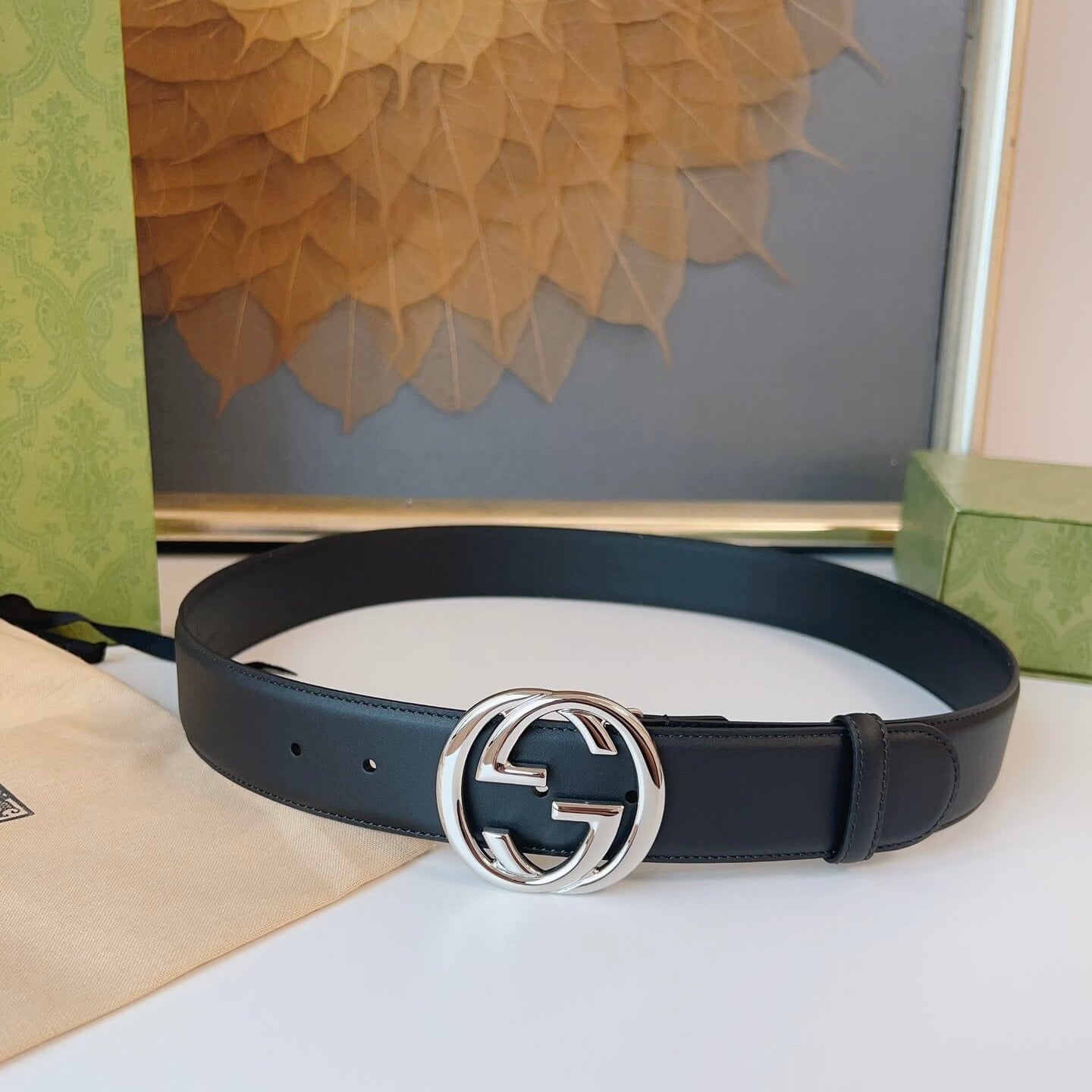 Classic Alternating Double G Buckle Belt