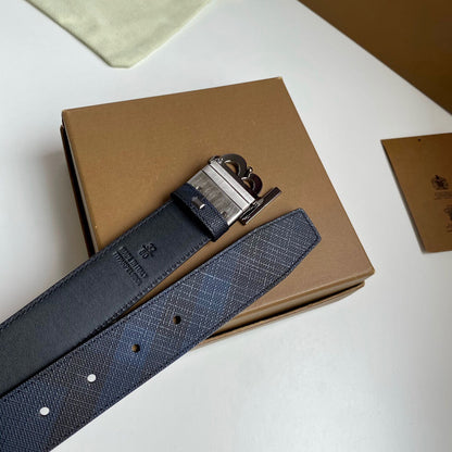 Classic And Minimalist Plaid Belt
