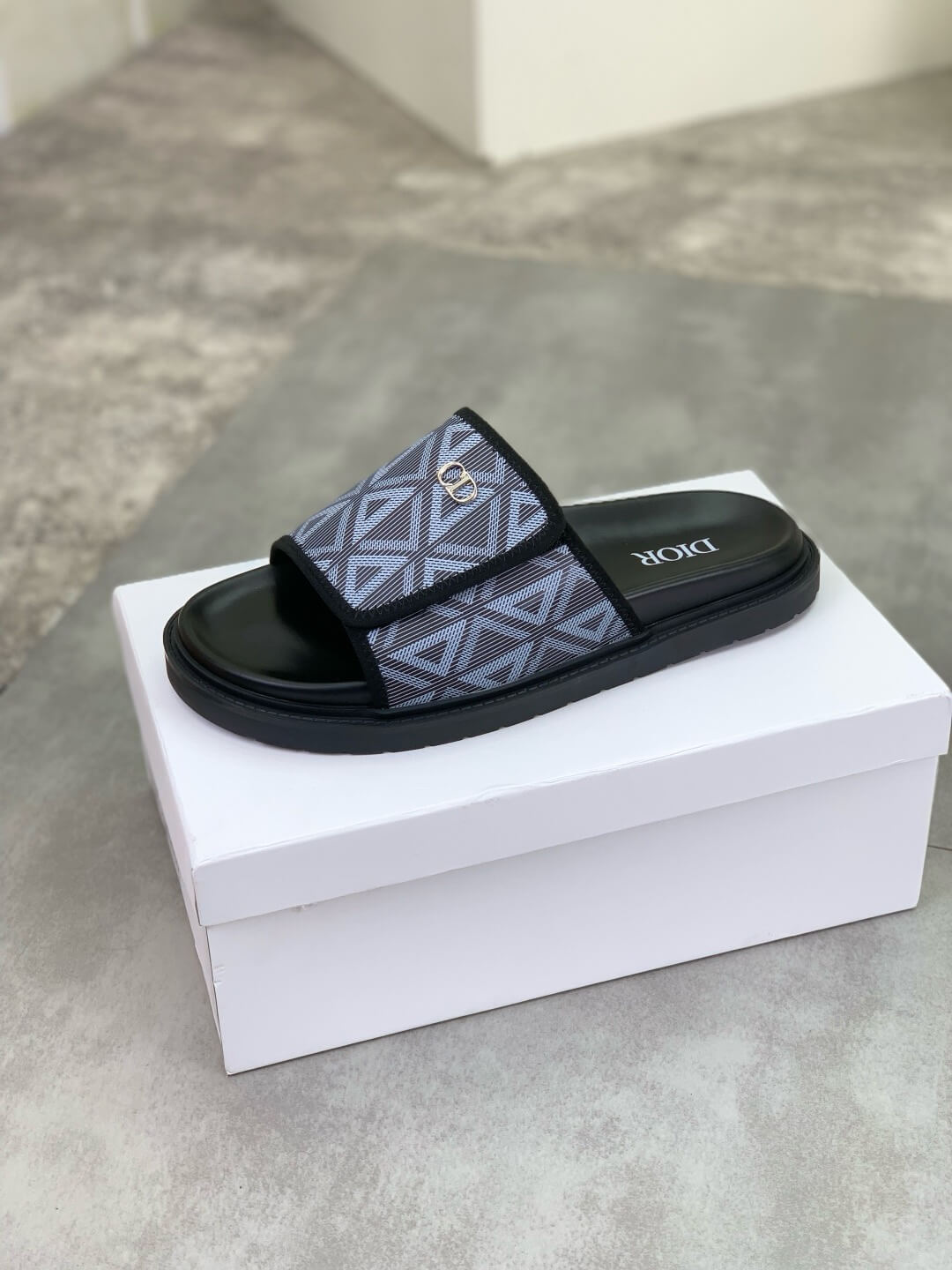 Metal Letter Slippers